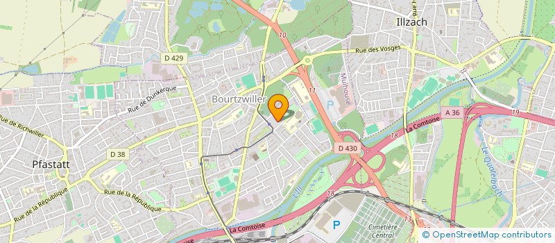 localisation de l'entreprise MONSIEUR ERIC GOEKEN  MULHOUSE