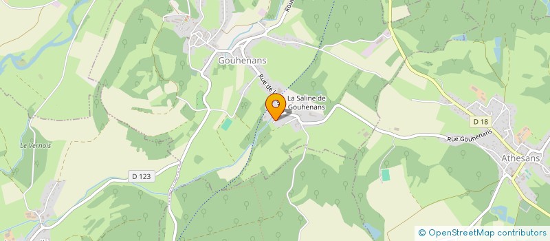 localisation de l'entreprise MONSIEUR ERIC GOETZ  GOUHENANS