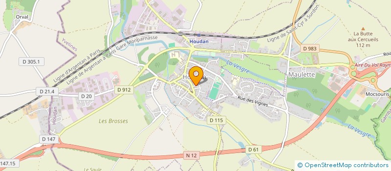 localisation de l'entreprise MONSIEUR ERIC GOHIER  HOUDAN