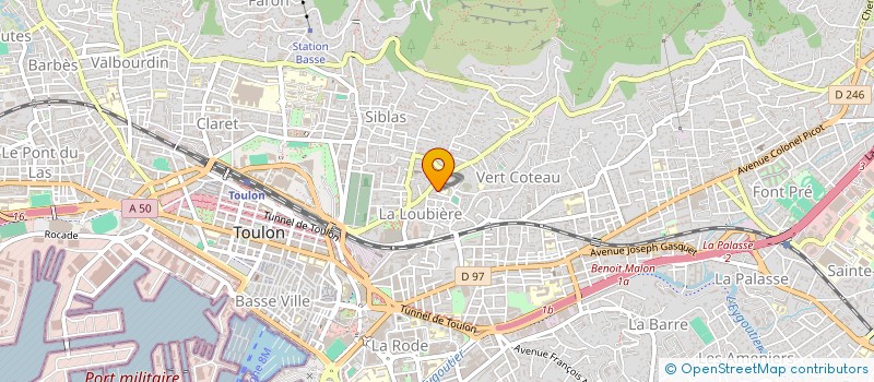 localisation de l'entreprise MONSIEUR ERIC GOMEZ  TOULON