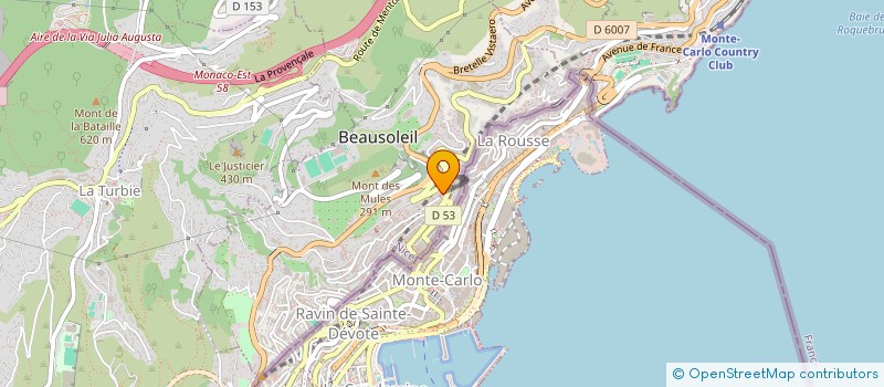 localisation de l'entreprise MONSIEUR ERIC GONZALES  BEAUSOLEIL