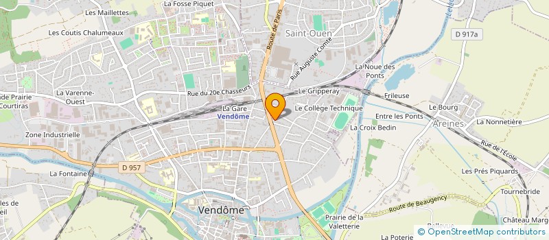 localisation de l'entreprise MONSIEUR ERIC GONZALES  VENDOME