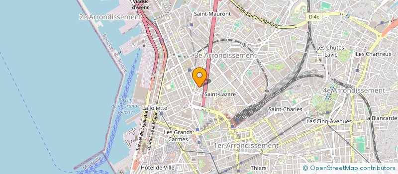 localisation de l'entreprise MONSIEUR ERIC GONZALEZ à MARSEILLE
