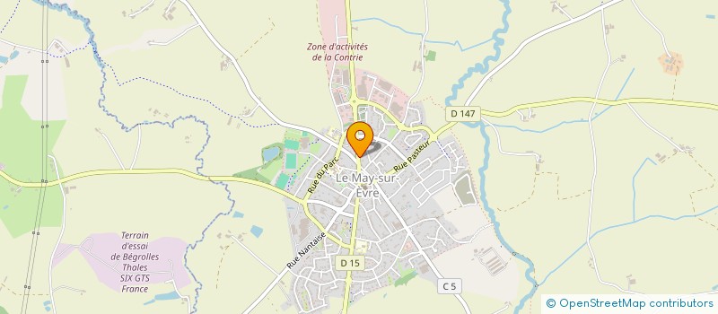 localisation de l'entreprise MONSIEUR ERIC GORDIEN  LE MAY-SUR-EVRE