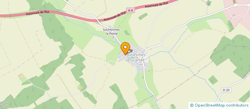 localisation de l'entreprise MONSIEUR ERIC GOREAU  RAMBLUZIN-ET-BENOITE-VAUX