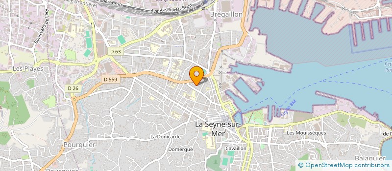 localisation de l'entreprise MONSIEUR ERIC GOSNER  LA SEYNE-SUR-MER