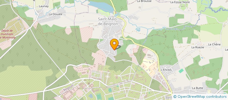localisation de l'entreprise MONSIEUR ERIC GOSSELIN  SAINT-MALO-DE-BEIGNON