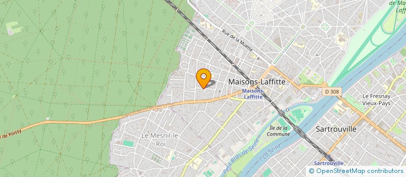 localisation de l'entreprise MONSIEUR ERIC GOSTEAU à MAISONS-LAFFITTE