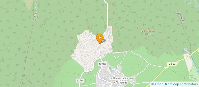 localisation de l'entreprise MONSIEUR ERIC GOUIRAND  SEILLONS SOURCE D'ARGENS