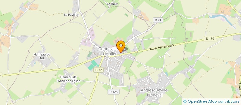 localisation de l'entreprise MONSIEUR ERIC GOUJARD  GONNEVILLE-LA-MALLET