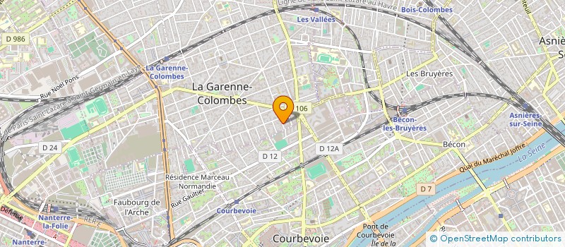 localisation de l'entreprise MONSIEUR ERIC GOUJON à LA GARENNE-COLOMBES