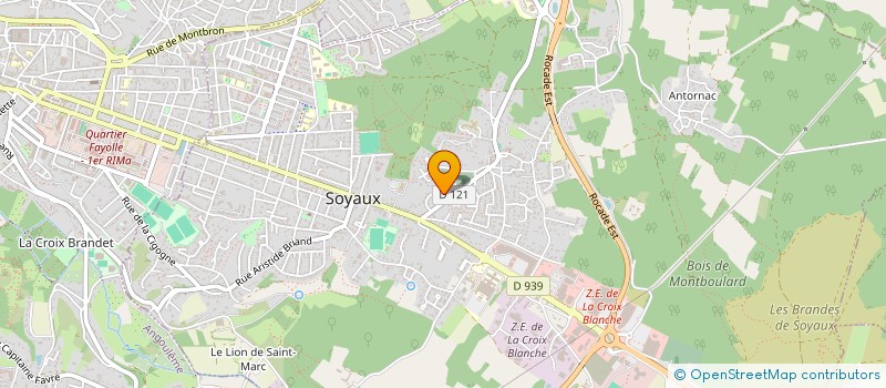 localisation de l'entreprise MONSIEUR ERIC GOUPILLEAU à SOYAUX