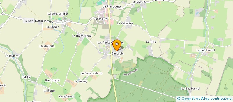 localisation de l'entreprise MONSIEUR ERIC GOUSSET  CARTIGNY L'EPINAY