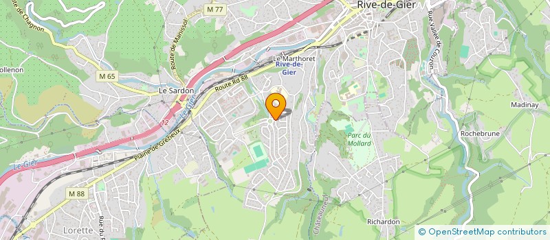 localisation de l'entreprise MONSIEUR ERIC GOUVEIA MENDES  RIVE-DE-GIER