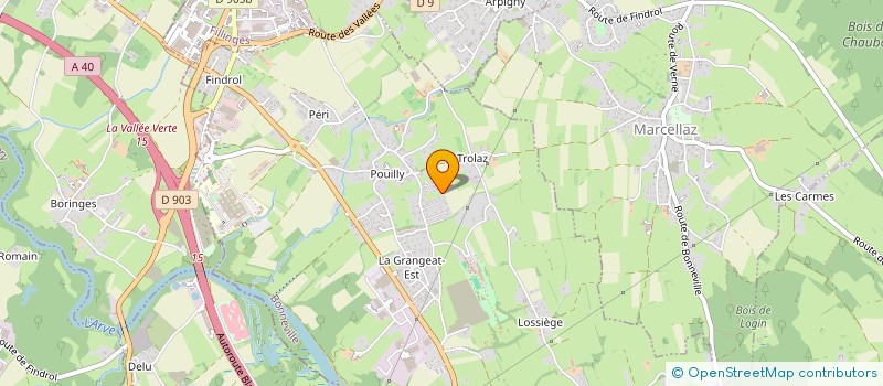 localisation de l'entreprise MONSIEUR ERIC GOVIN  CONTAMINE-SUR-ARVE