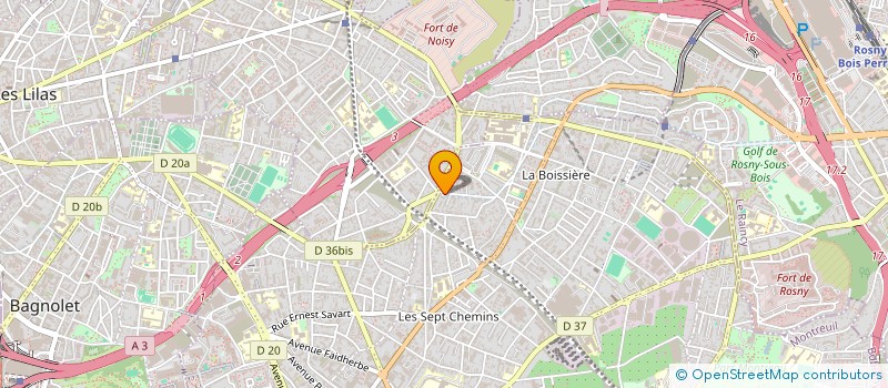 localisation de l'entreprise MONSIEUR ERIC GOYARD à MONTREUIL