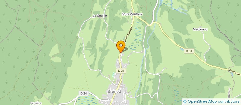 localisation de l'entreprise MONSIEUR ERIC GOYET  ARANC