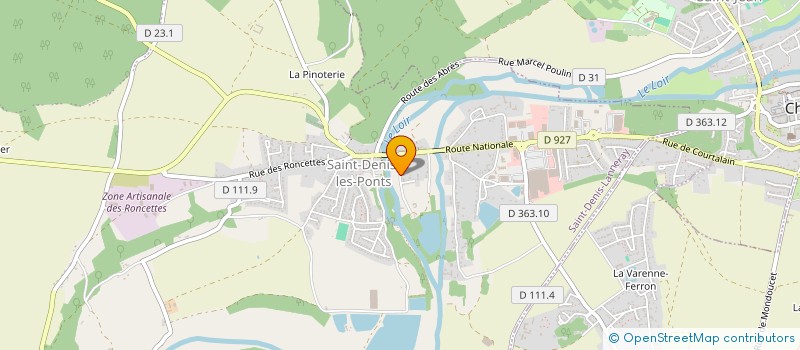 localisation de l'entreprise MONSIEUR ERIC GOZILLON à SAINT-DENIS-LANNERAY