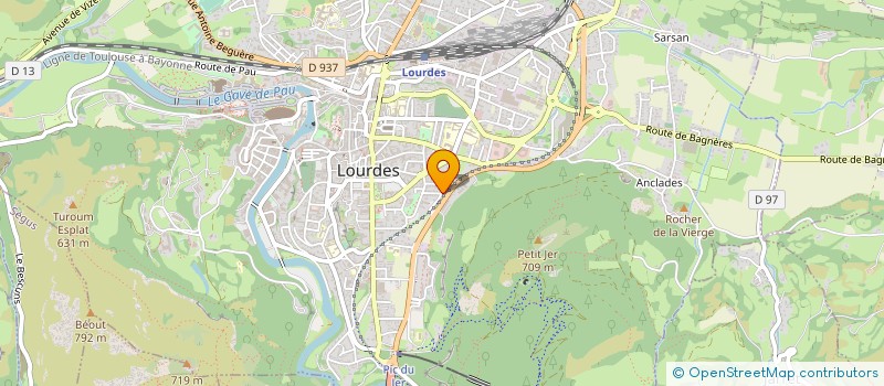 localisation de l'entreprise MONSIEUR ERIC GRACIA à LOURDES