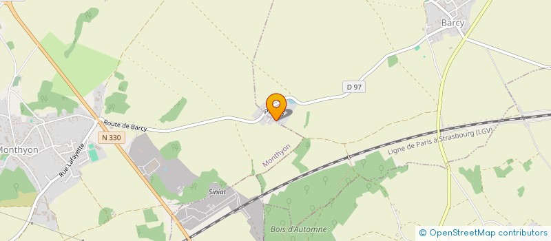 localisation de l'entreprise MONSIEUR ERIC GRAINDOR  BARCY