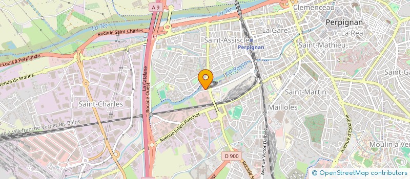 localisation de l'entreprise MONSIEUR ERIC GRANAT  PERPIGNAN