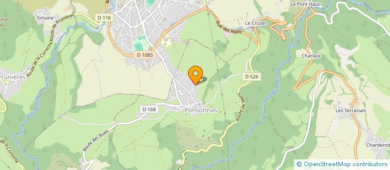 localisation de l'entreprise MONSIEUR ERIC GRAND  PONSONNAS