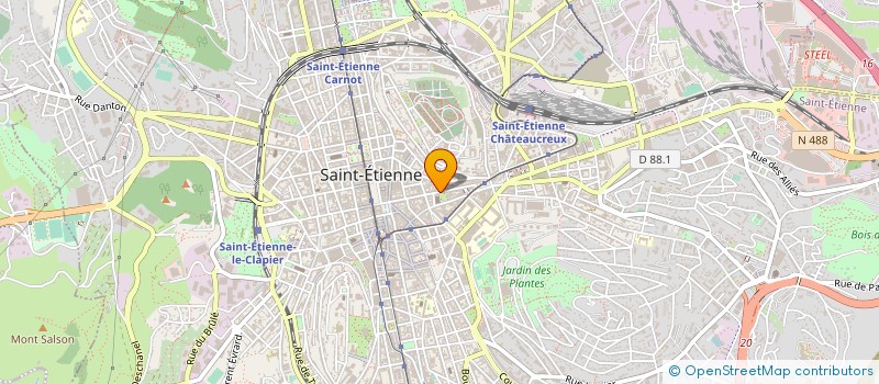 localisation de l'entreprise MONSIEUR ERIC GRAND  SAINT-ETIENNE