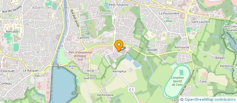 localisation de l'entreprise MONSIEUR ERIC GRANDIN à VANNES