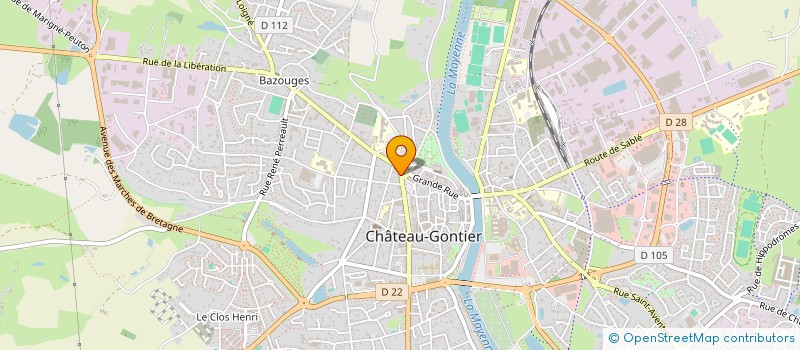 localisation de l'entreprise MONSIEUR ERIC GRANDJEAN à CHATEAU-GONTIER-SUR-MAYENNE