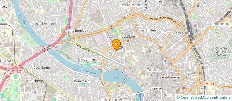 localisation de l'entreprise MONSIEUR ERIC GRANDJEAN  TOULOUSE