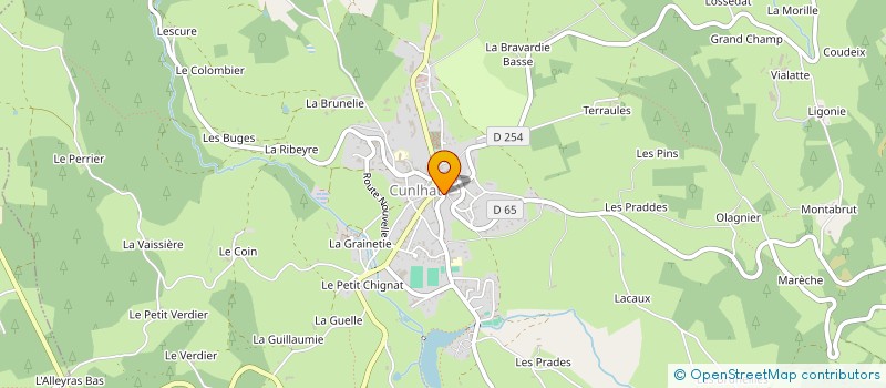 localisation de l'entreprise MONSIEUR ERIC GRATIEN à CUNLHAT