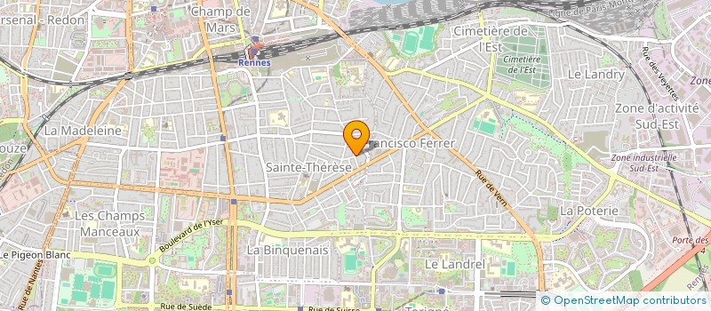 localisation de l'entreprise MONSIEUR ERIC GREFFIN  RENNES