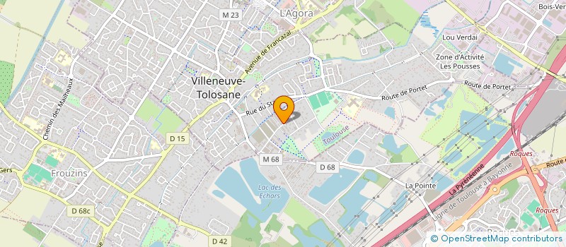 localisation de l'entreprise MONSIEUR ERIC GREGNANIN à VILLENEUVE-TOLOSANE