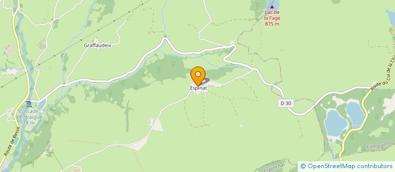 localisation de l'entreprise MONSIEUR ERIC GREGOIRE  EGLISENEUVE-D ENTRAIGUES