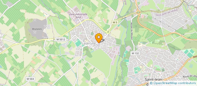 localisation de l'entreprise MONSIEUR ERIC GRENIER  LAVERUNE