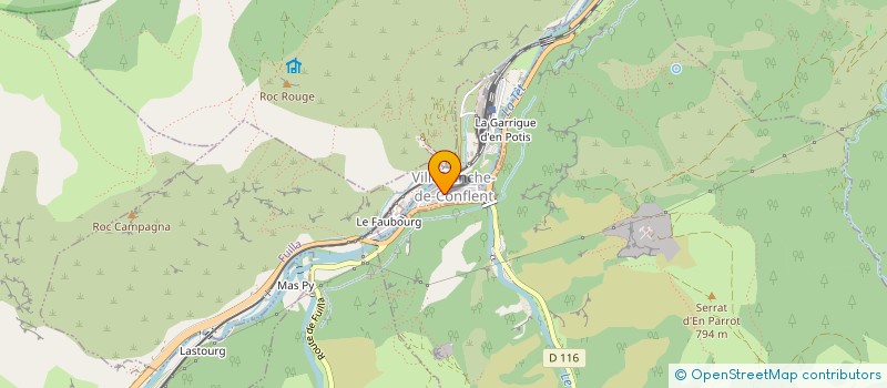 localisation de l'entreprise MONSIEUR ERIC GRIGNARD  VILLEFRANCHE-DE-CONFLENT