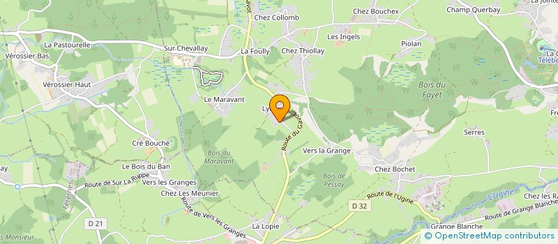 localisation de l'entreprise MONSIEUR ERIC GRIVEL  SAINT-PAUL-EN-CHABLAIS