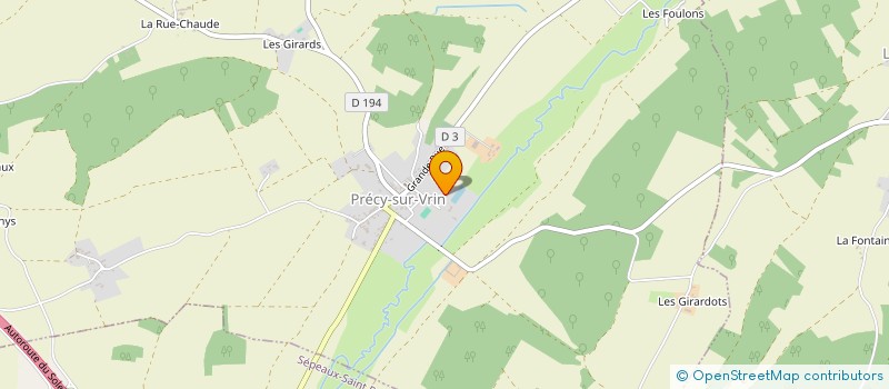 localisation de l'entreprise MONSIEUR ERIC GRODET  PRECY-SUR-VRIN
