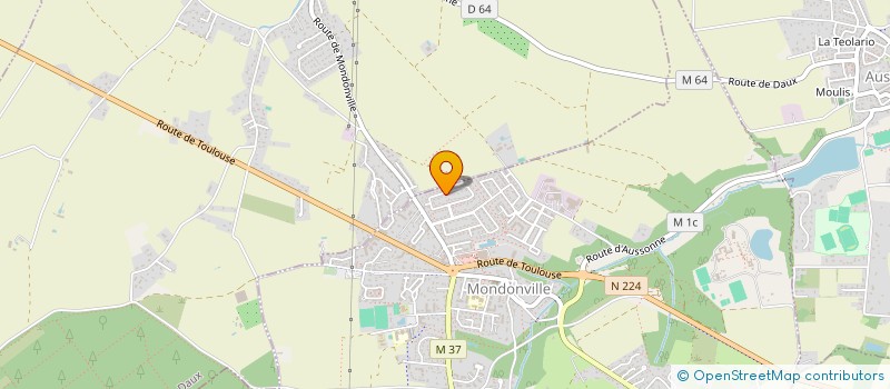 localisation de l'entreprise MONSIEUR ERIC GROLEAU  MONDONVILLE