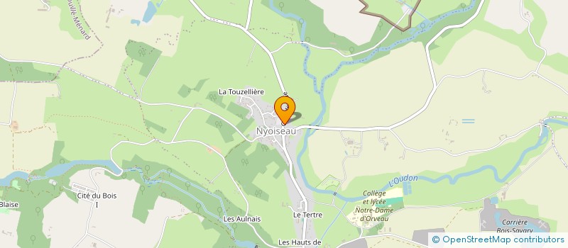 localisation de l'entreprise MONSIEUR ERIC GROSBOIS à SEGRE-EN-ANJOU BLEU