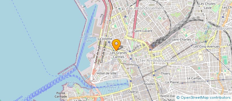 localisation de l'entreprise MONSIEUR ERIC GROSGER à MARSEILLE