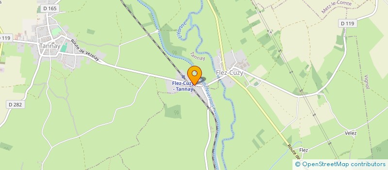 localisation de l'entreprise MONSIEUR ERIC GROSJEAN  TANNAY