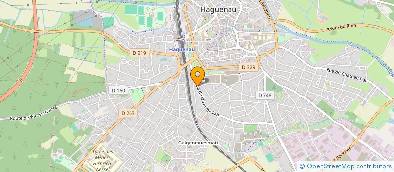 localisation de l'entreprise MONSIEUR ERIC GROSS  HAGUENAU