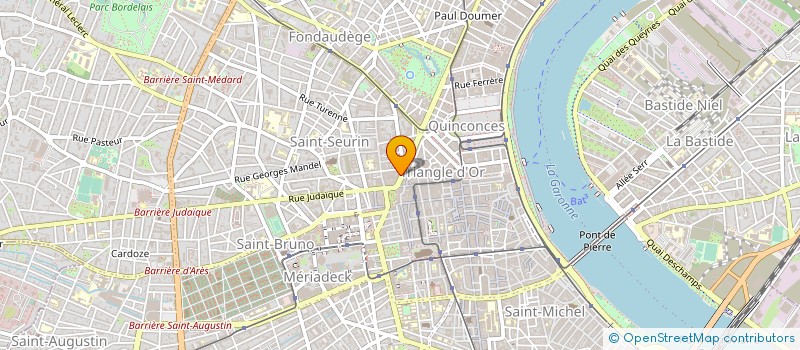 localisation de l'entreprise MONSIEUR ERIC GROSSELLE  BORDEAUX