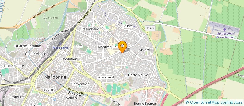 localisation de l'entreprise MONSIEUR ERIC GROSSI  NARBONNE