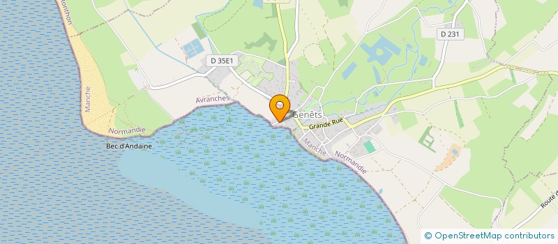 localisation de l'entreprise MONSIEUR ERIC GROULT  GENETS