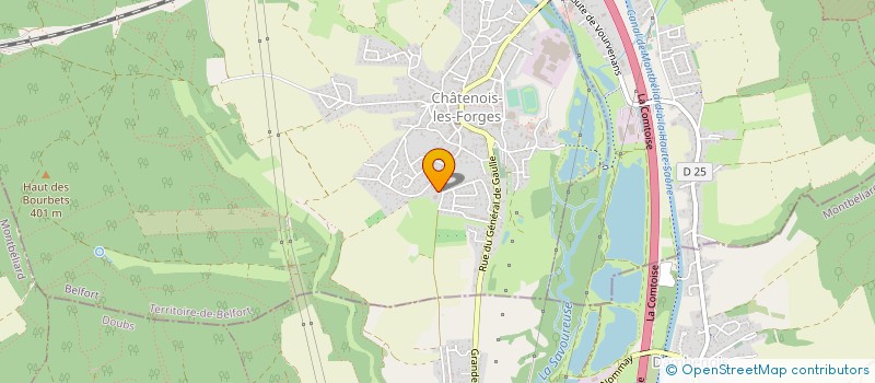 localisation de l'entreprise MONSIEUR ERIC GRUNFELDER à CHATENOIS-LES-FORGES