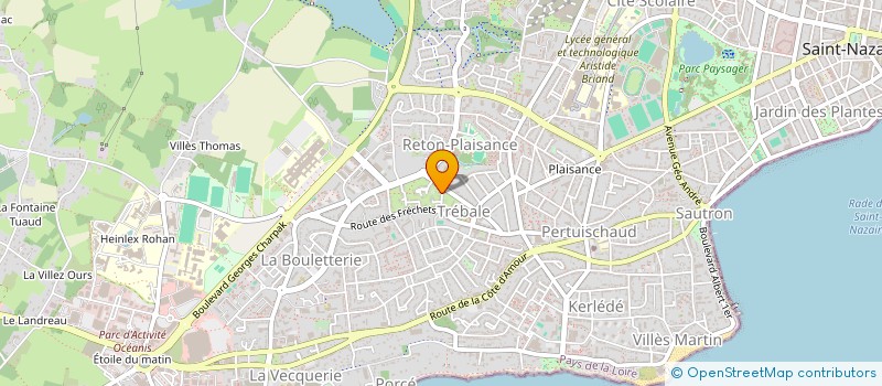 localisation de l'entreprise MONSIEUR ERIC GUEDES  SAINT-NAZAIRE