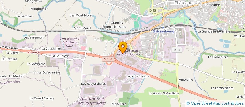 localisation de l'entreprise MONSIEUR ERIC GUENEGO  CHATEAUBOURG