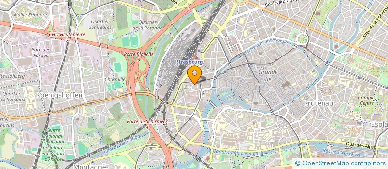 localisation de l'entreprise MONSIEUR ERIC GUENOT à STRASBOURG